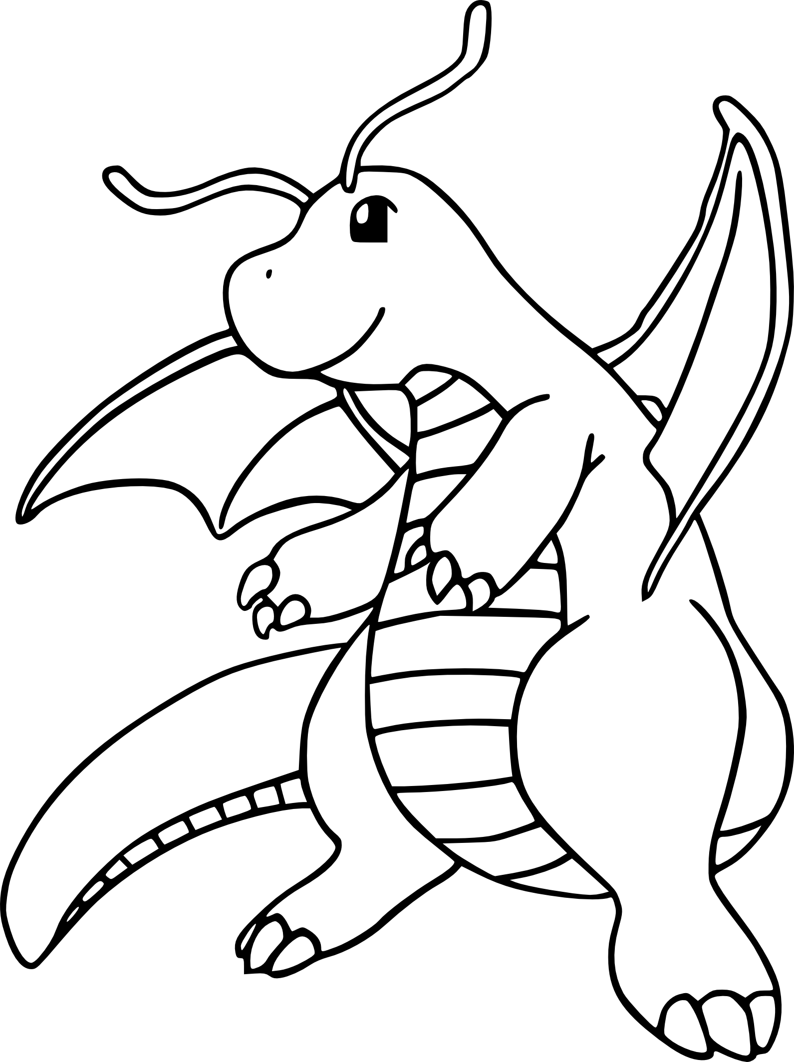 Génial Coloriage Pokemon De Dracolosse