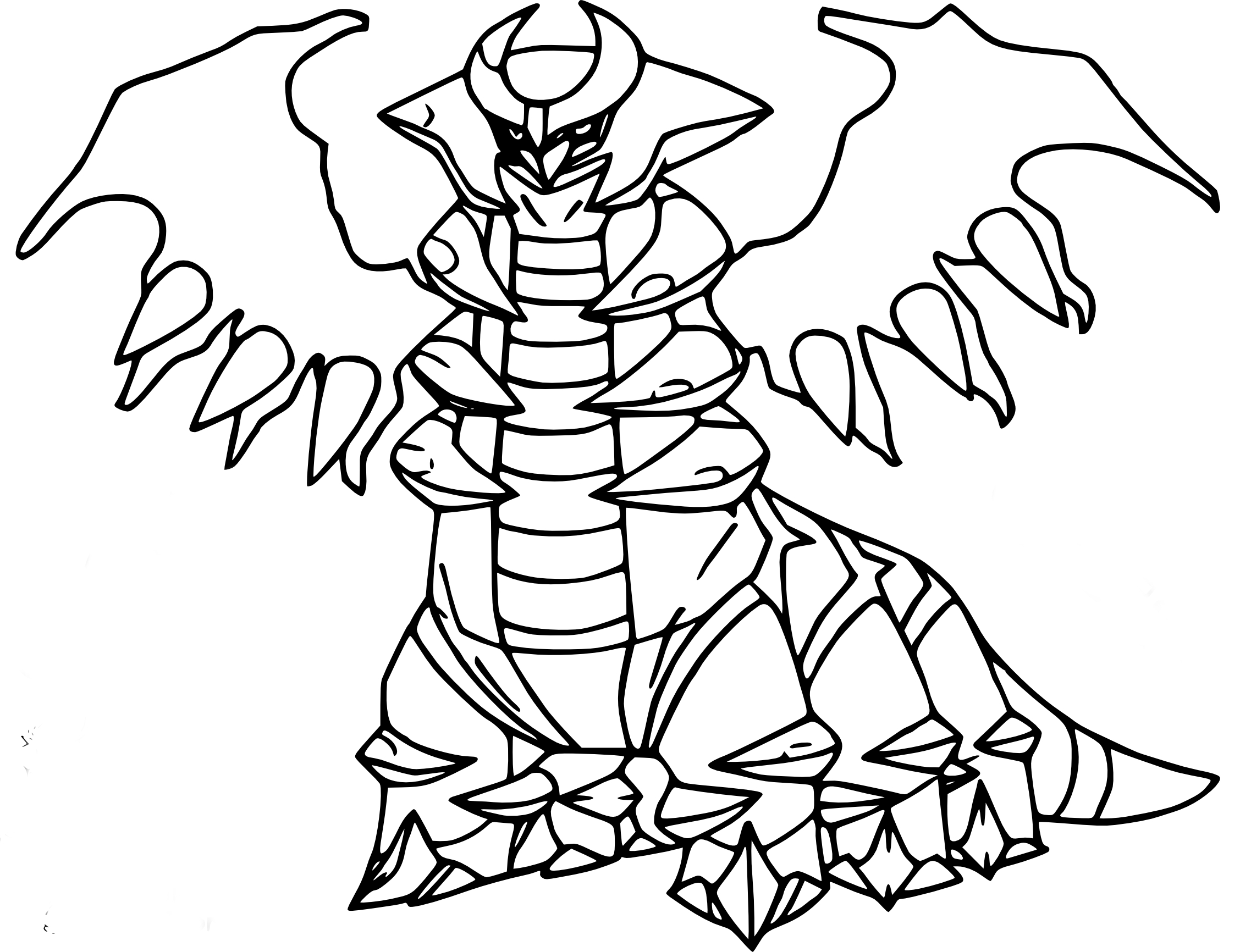 Coloriage Giratina Pokemon