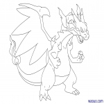 Coloriage Ponyta de Galar Pokemon