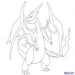 Coloriage Ponyta de Galar Pokemon