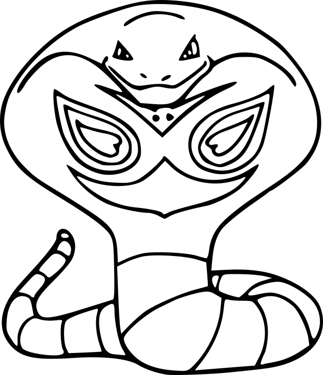 Coloriage Arbok Pokemon