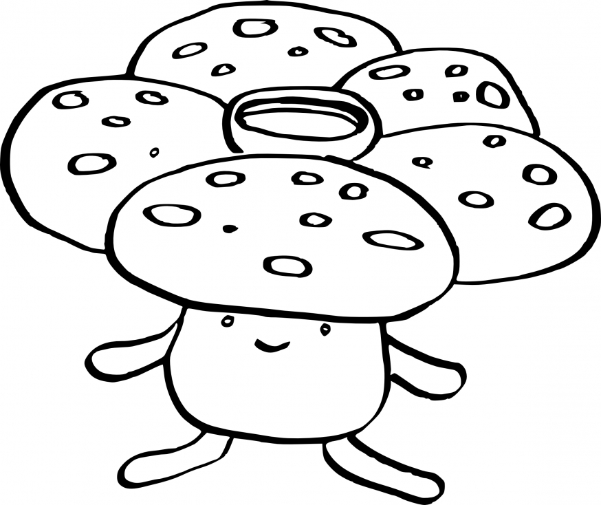 Coloriage Rafflesia Pokemon