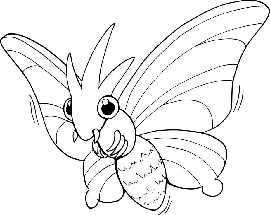 Coloriage Aéromite Pokemon