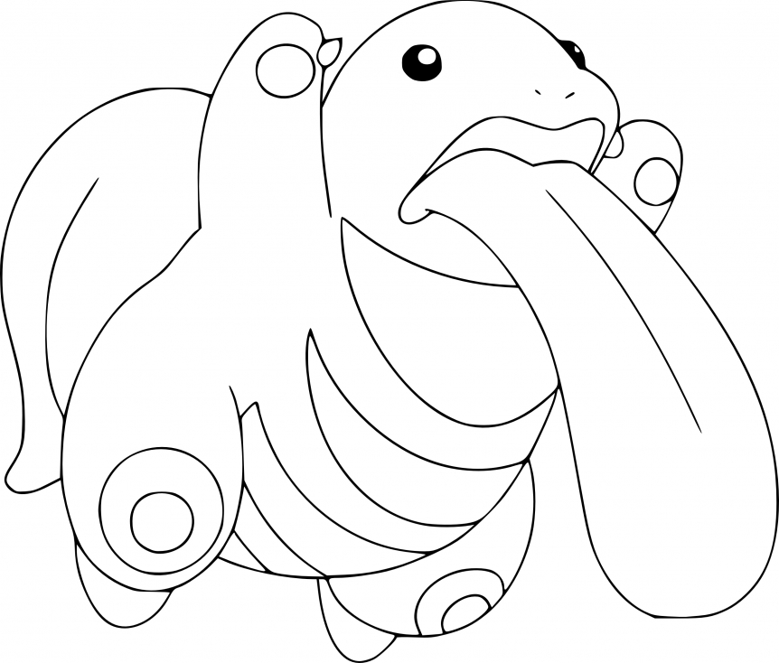 Coloriage Excelangue Pokemon