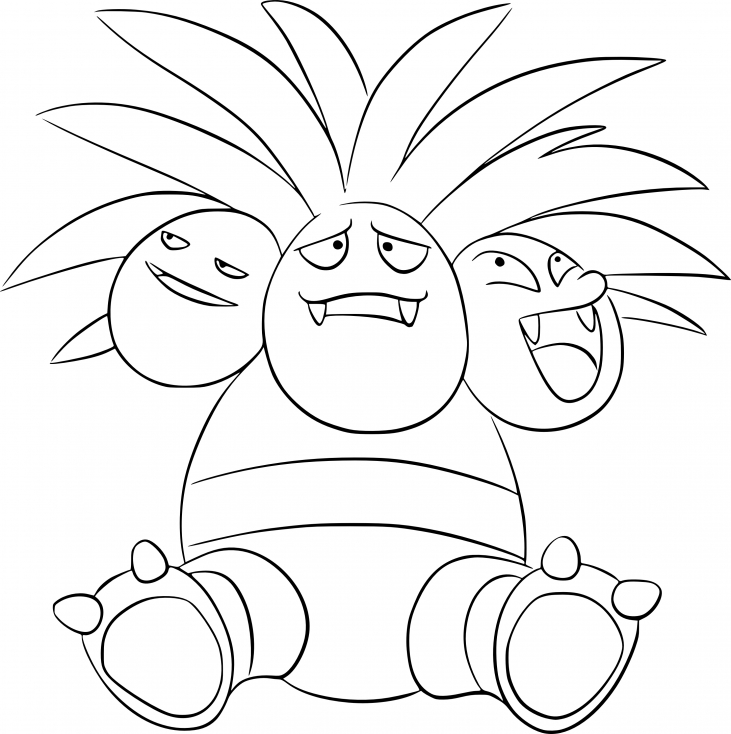 Coloriage Noadkoko Pokemon