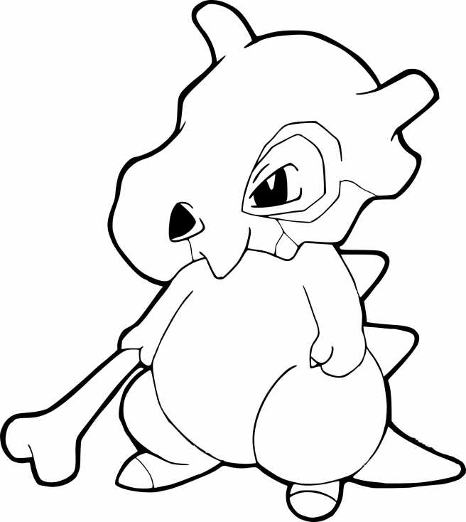 Coloriage Osselait Pokemon