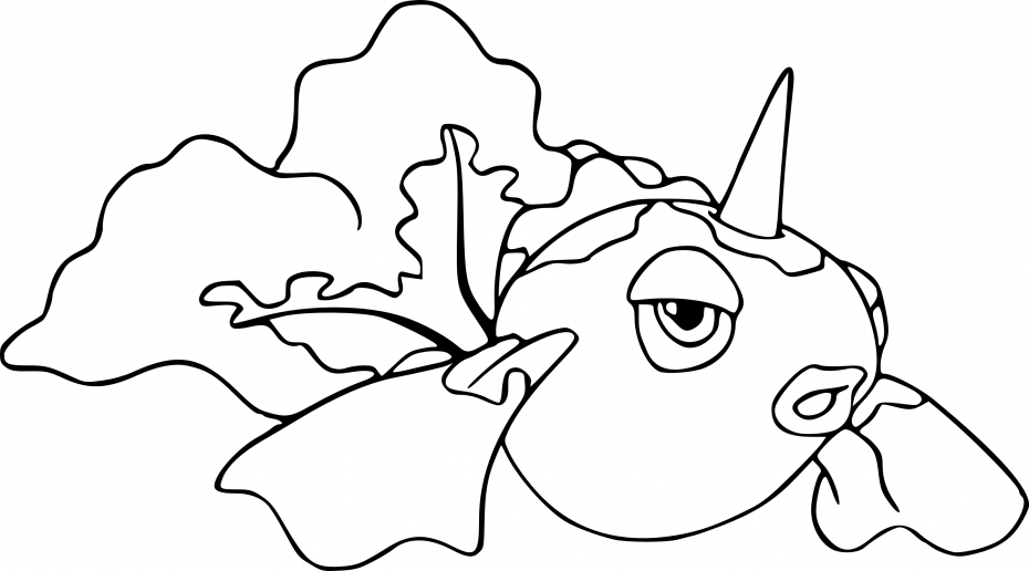 Coloriage Poissirène Pokemon