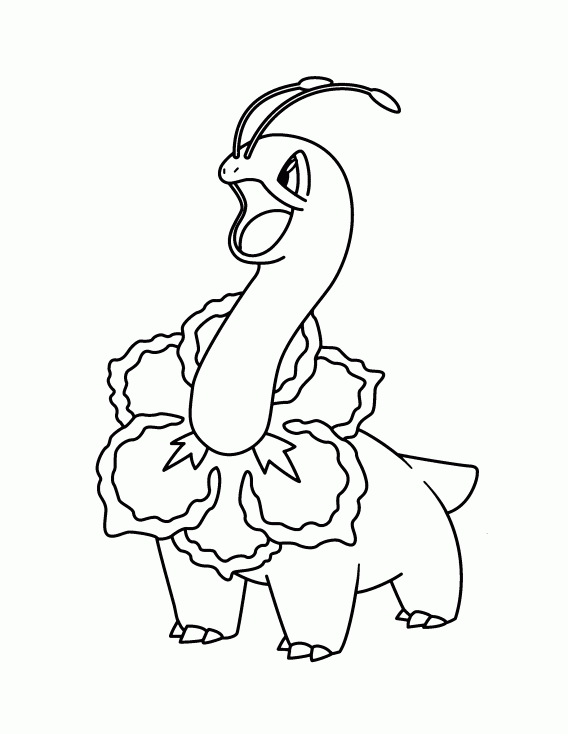 Coloriage Méganium Pokemon