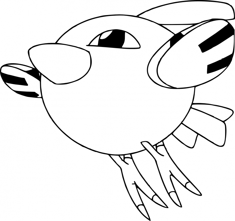 Coloriage Natu Pokemon