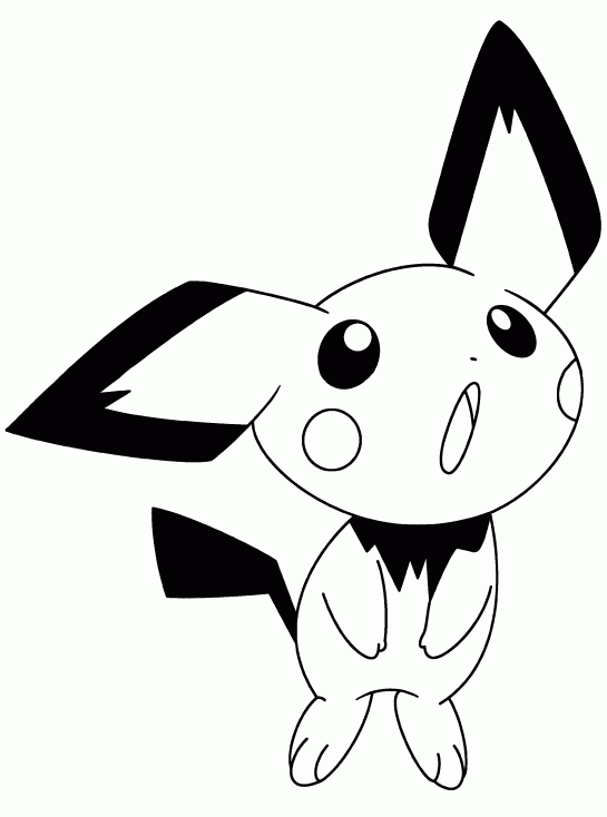 Coloriage Pichu Pokemon