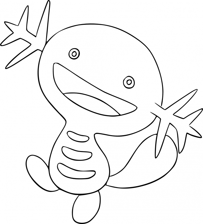 Coloriage Axoloto Pokemon