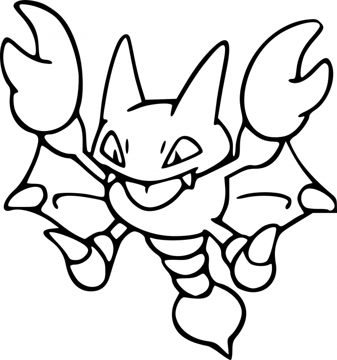 Coloriage Scorplane Pokemon