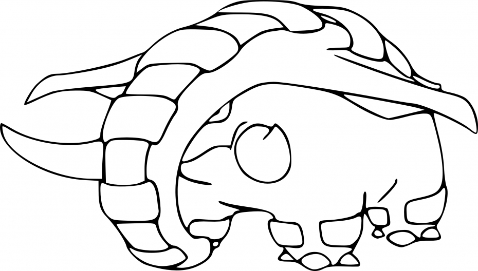 Coloriage Donphan Pokemon