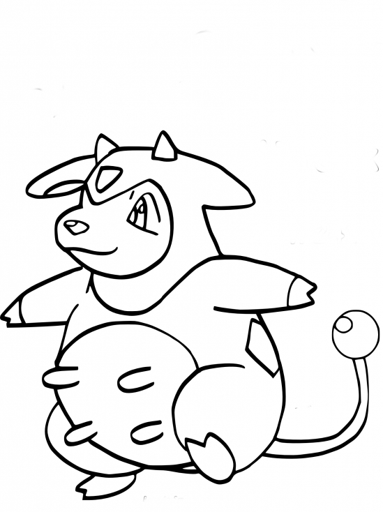 Coloriage Écrémeuh Pokemon