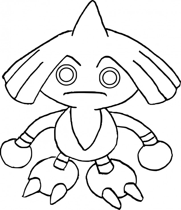 Coloriage Kapoera Pokemon