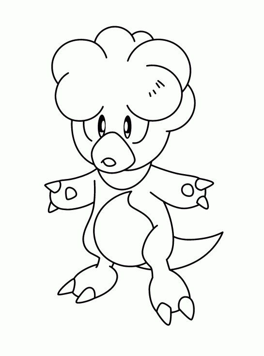 Coloriage Magby Pokemon