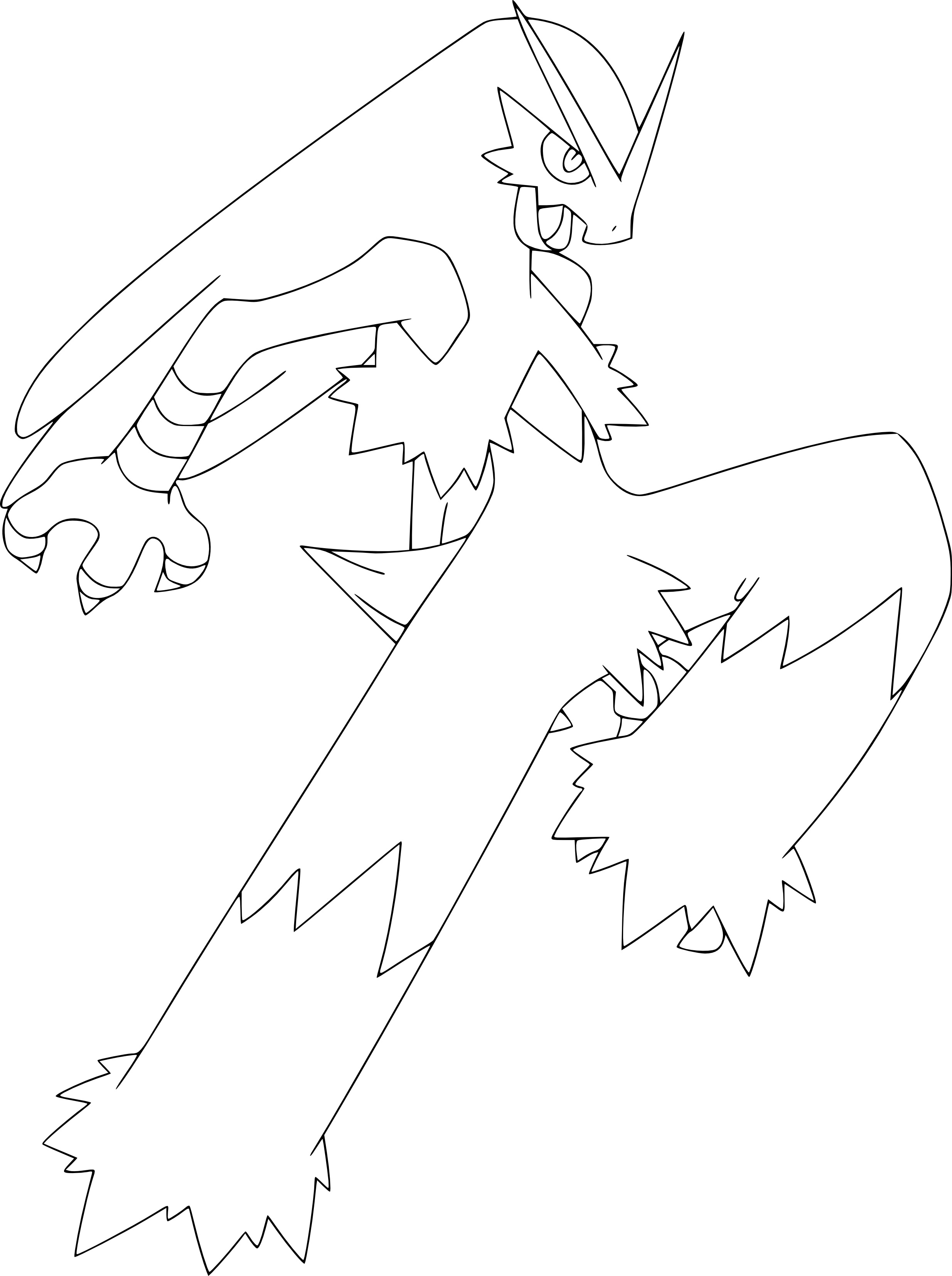 Coloriage Bras gali Pokemon imprimer Coloriage Bras gali Pokemon imprimer