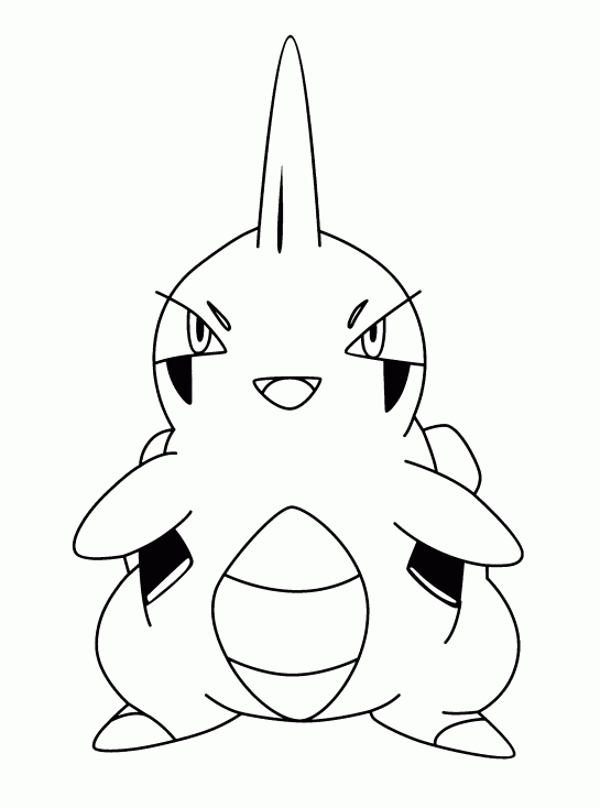 Coloriage Embrylex Pokemon