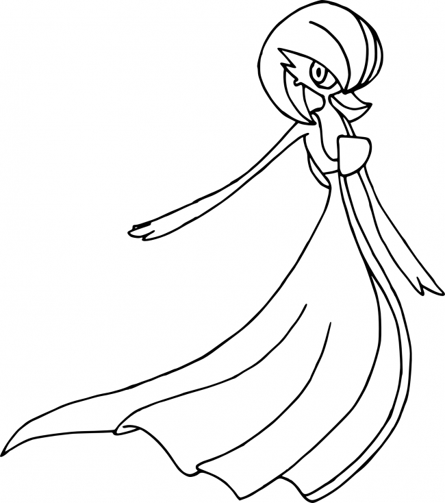 Coloriage Gardevoir Pokemon