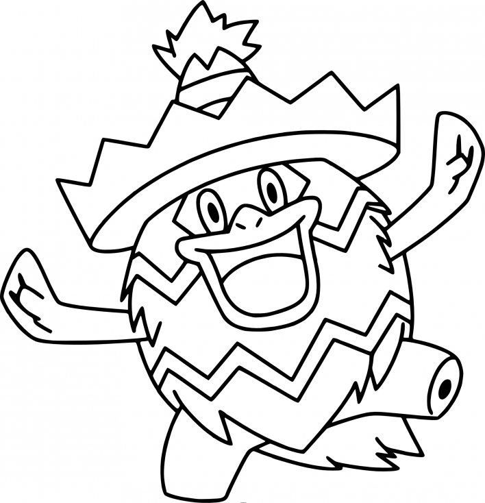 Coloriage Ludicolo Pokemon