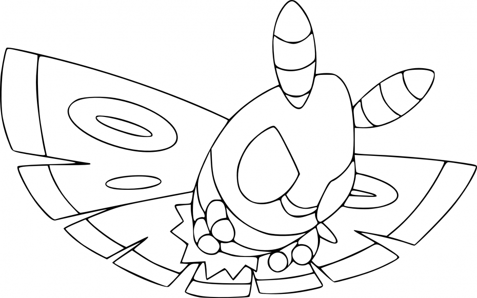 Coloriage Papinox Pokemon