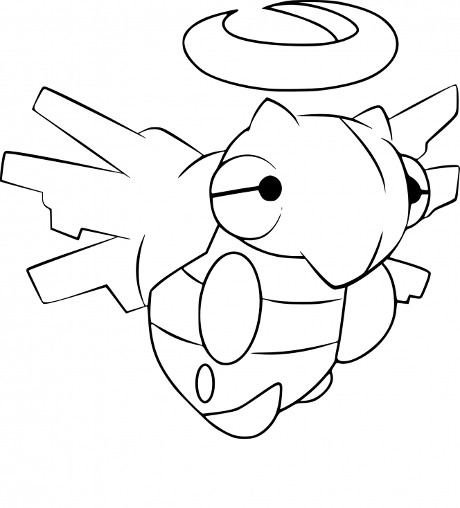 Coloriage Munja Pokemon