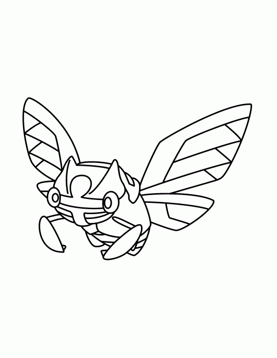 Coloriage Ninjask Pokemon