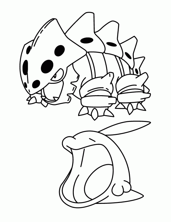 Coloriage Galegon Pokemon