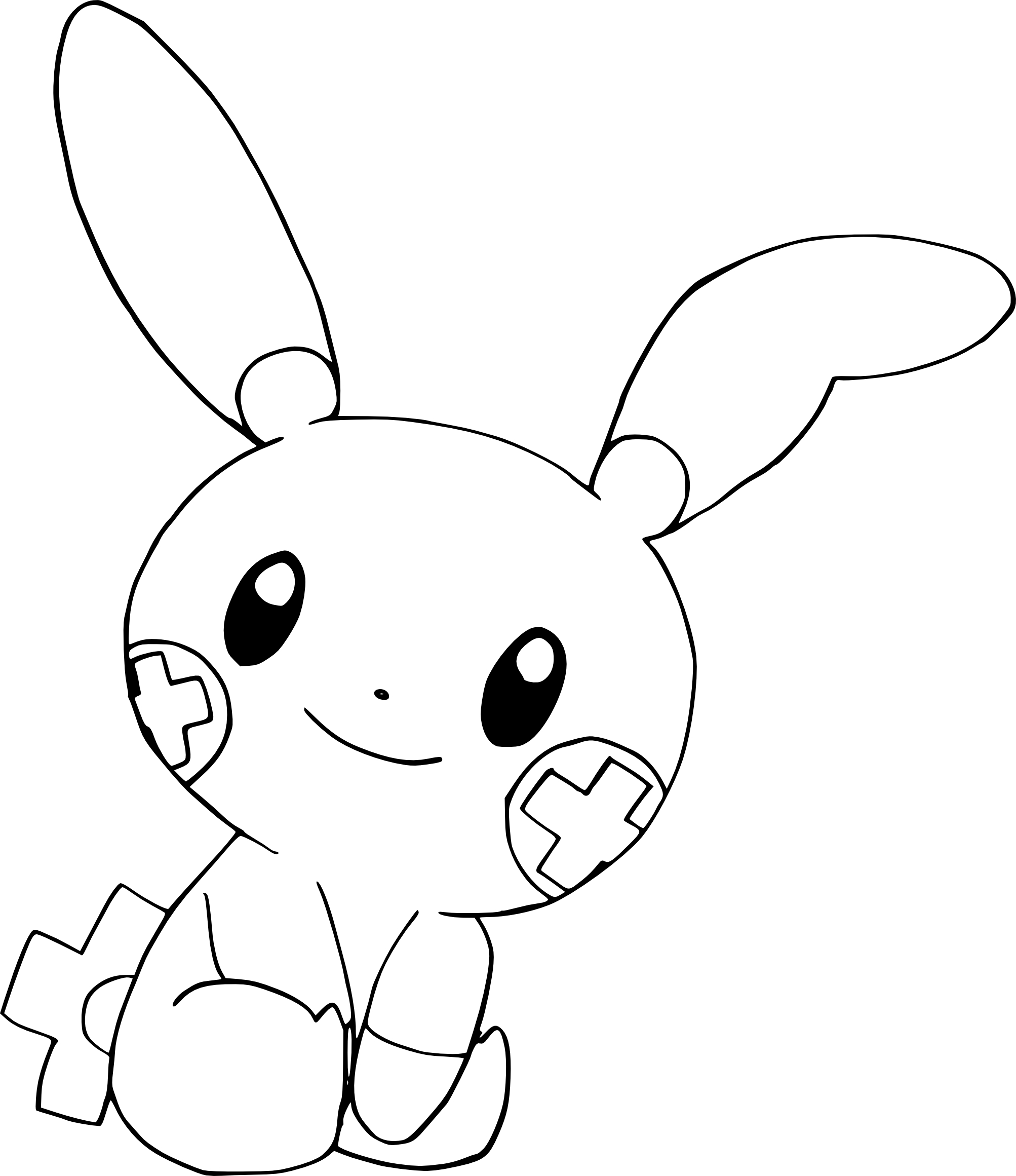 Coloriage Posipi Pokemon à Imprimer