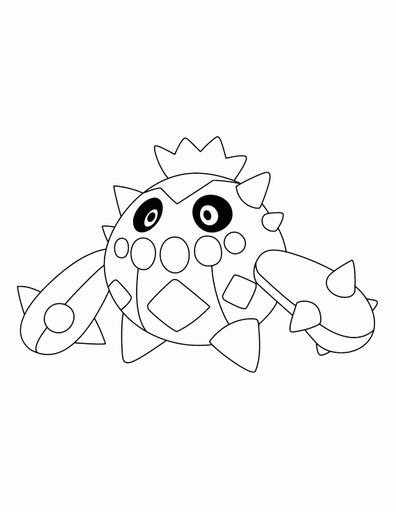 Coloriage Cacnea Pokemon