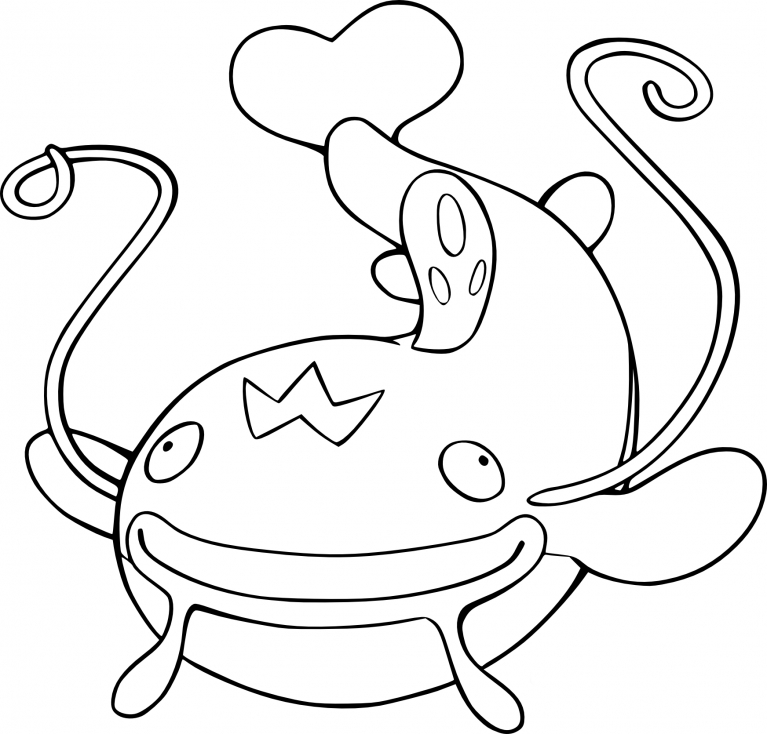 Coloriage Barbicha Pokemon