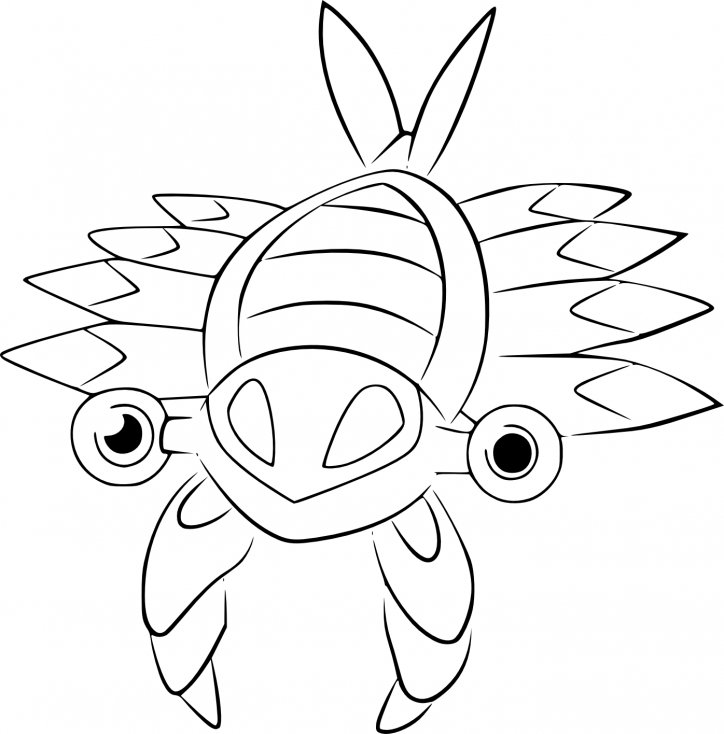 Coloriage Anorith Pokemon