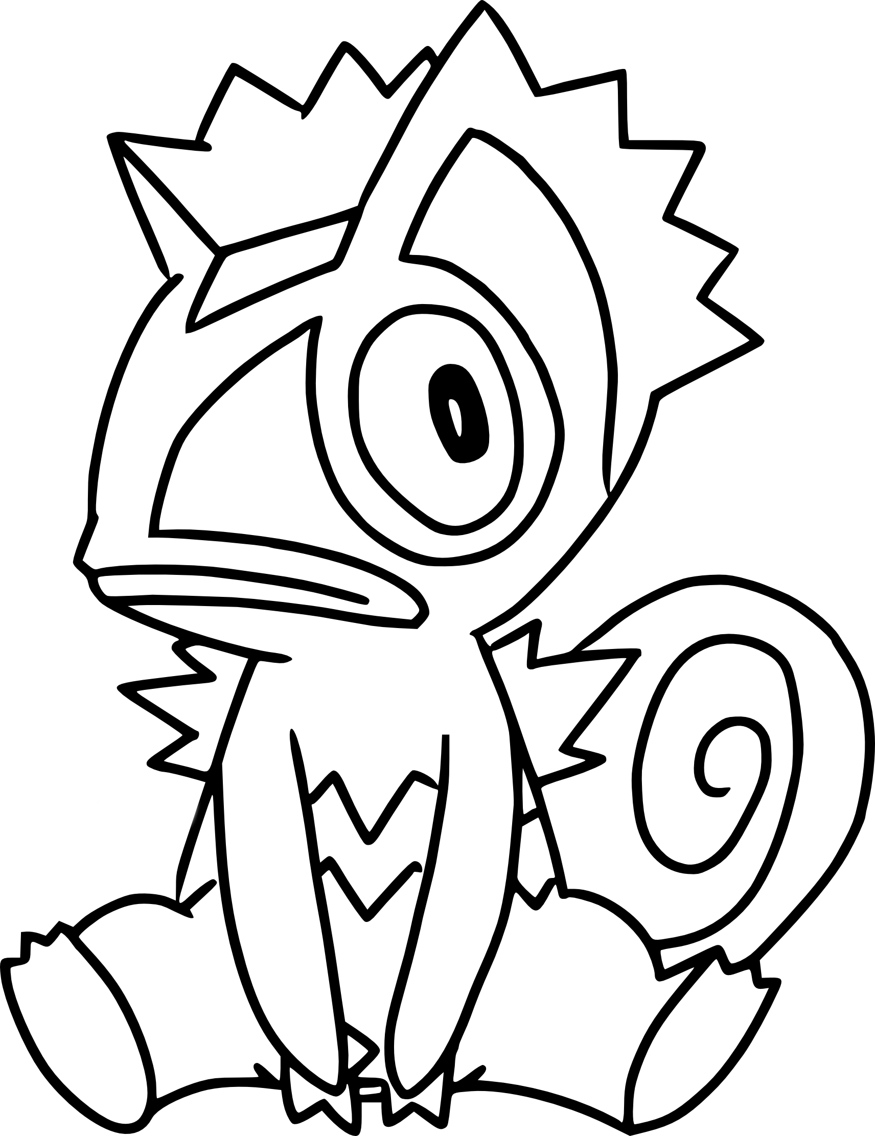 Coloriage Kecleon Pokemon à imprimer