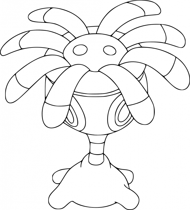 Coloriage Lilia Pokemon