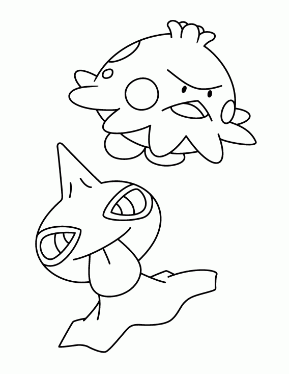 Coloriage Polichombr Pokemon