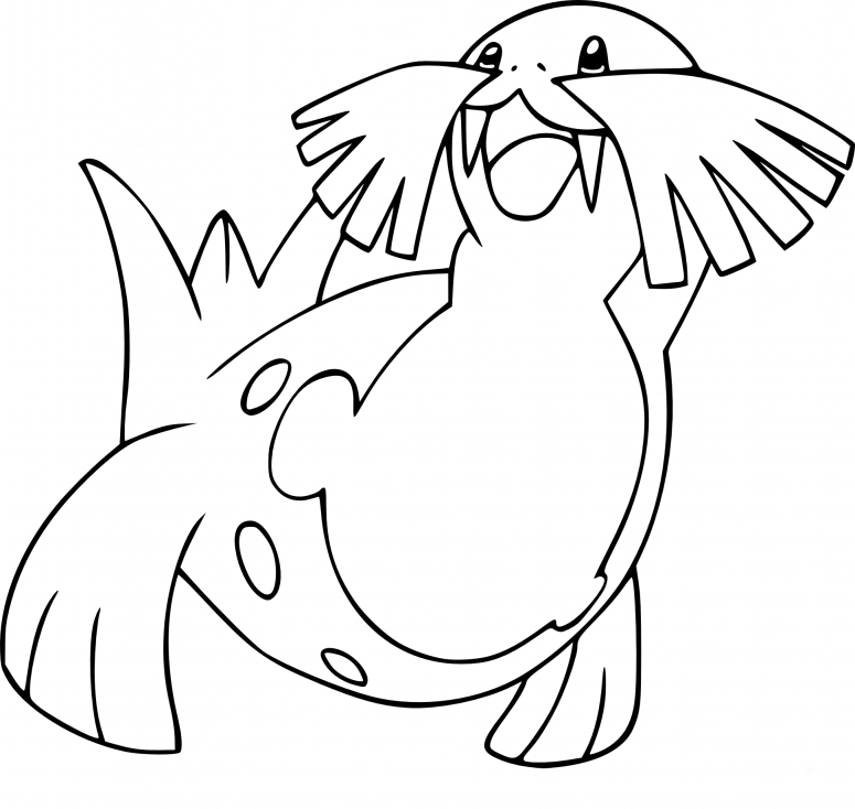 Coloriage Phogleur Pokemon