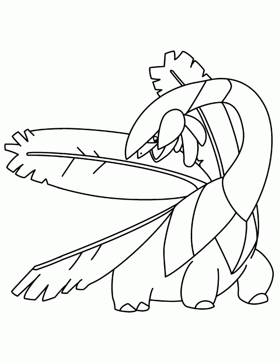 Coloriage Tropius Pokemon