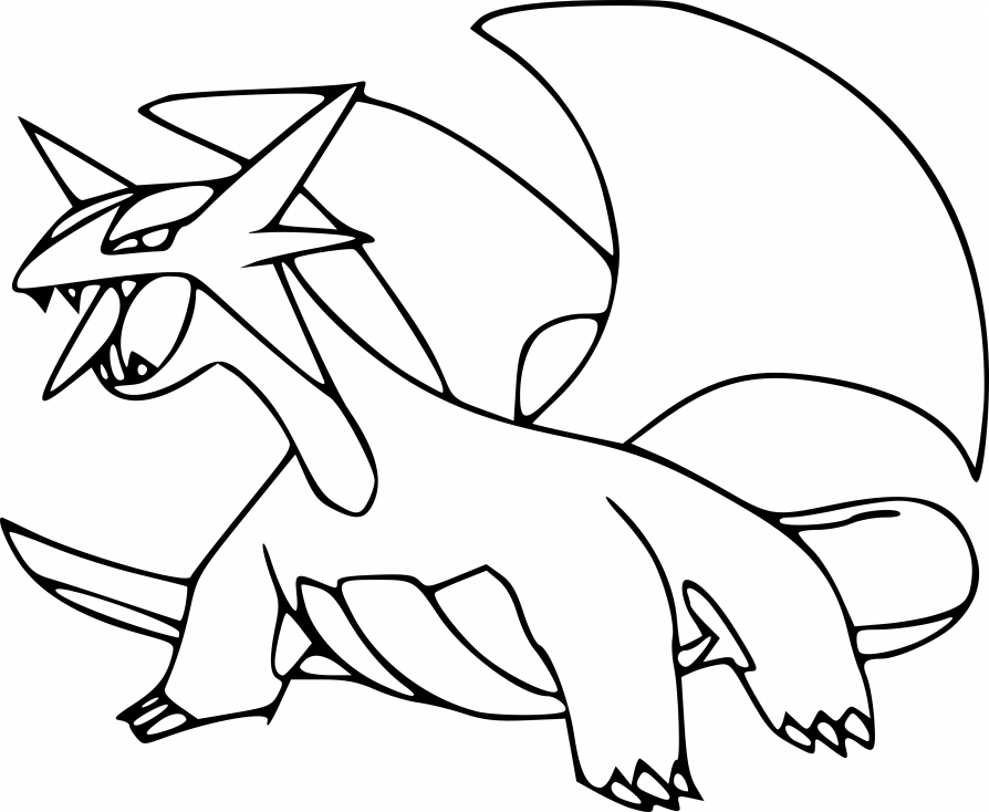 Coloriage Drattak Pokemon