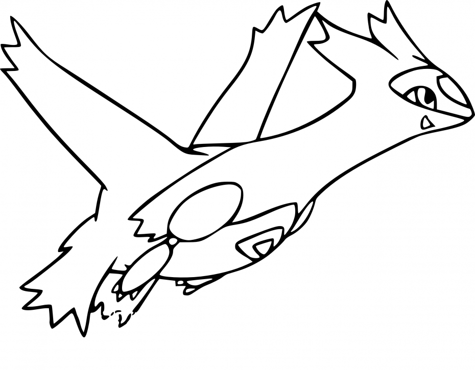 Coloriage Latias Pokemon