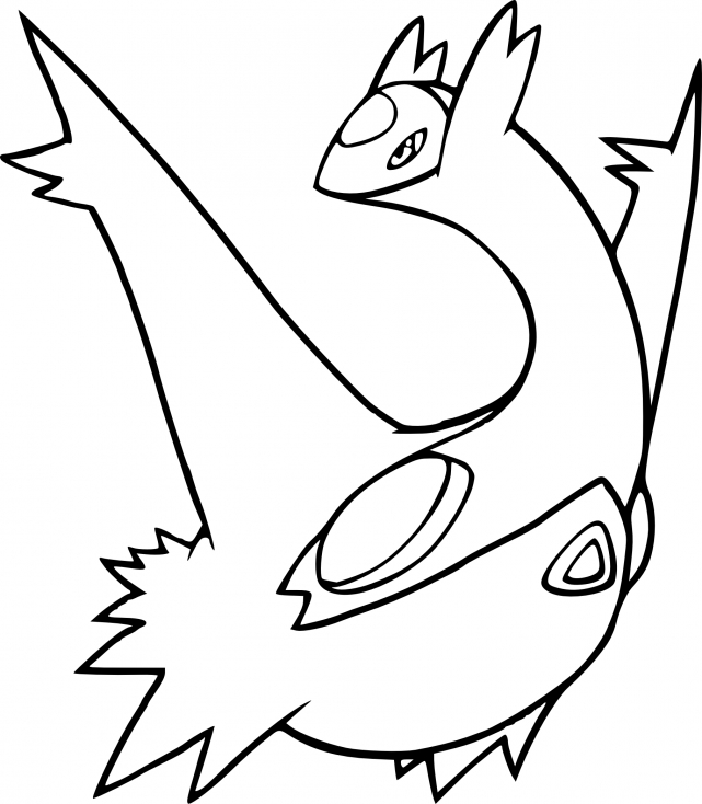 Coloriage Latios Pokemon