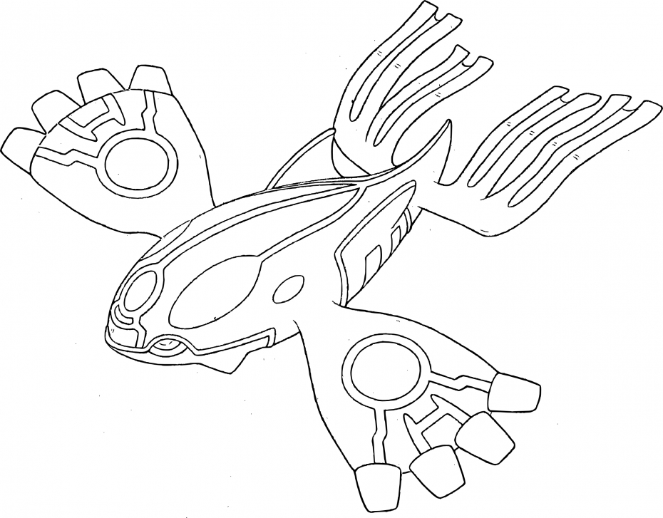 Coloriage Primo-Kyogre Pokemon