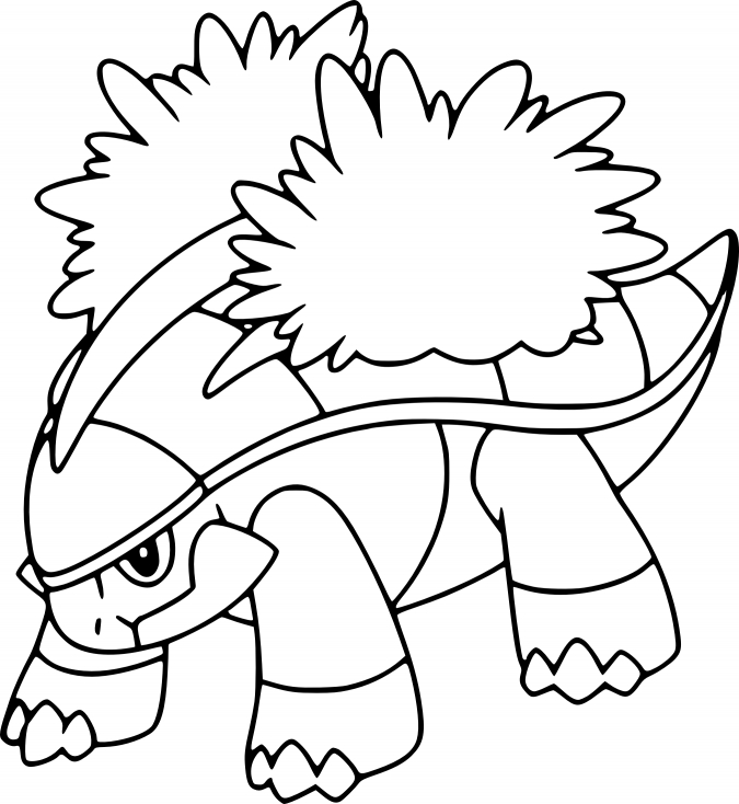 Coloriage Boskara Pokemon