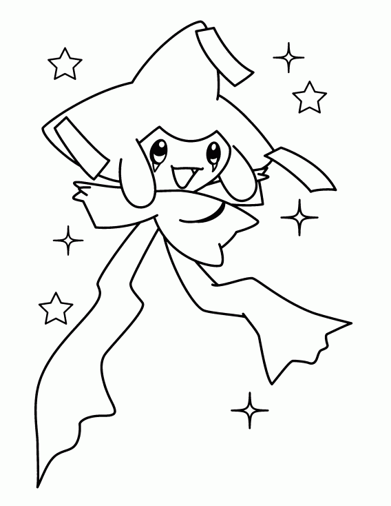 Coloriage Jirachi Pokemon