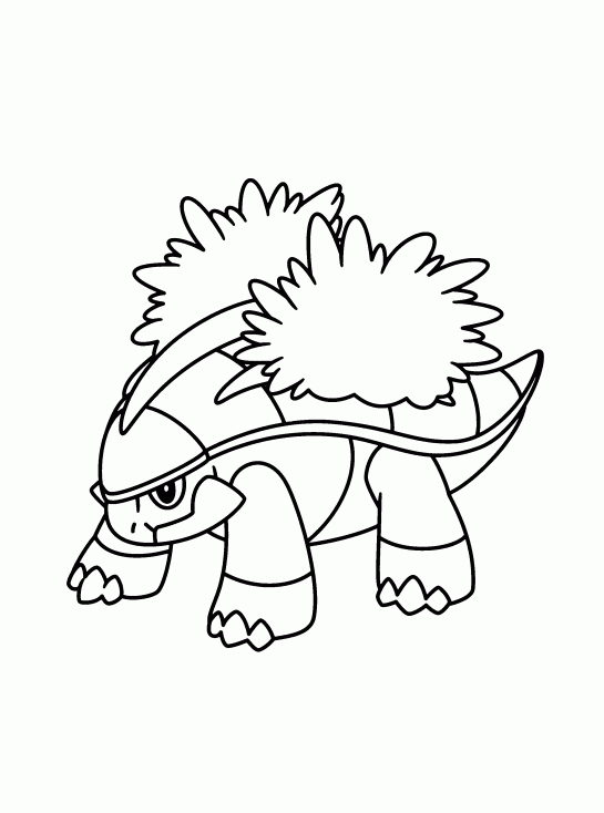 Coloriage Torterra Pokemon