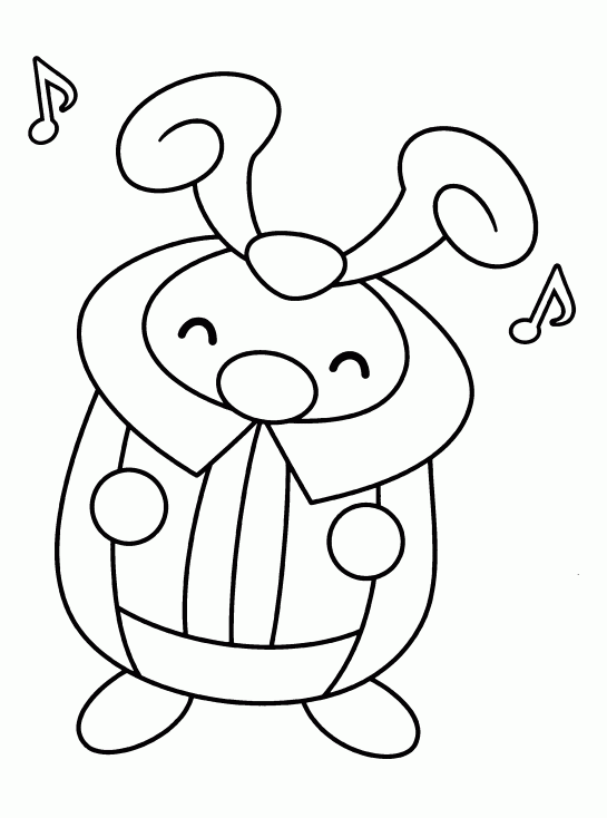 Coloriage Crikzik Pokemon