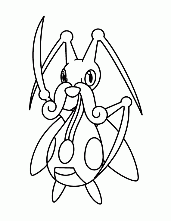 Coloriage Mélokrik Pokemon