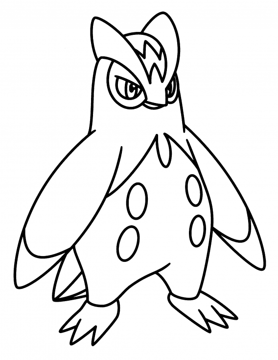 Coloriage Prinplouf Pokemon