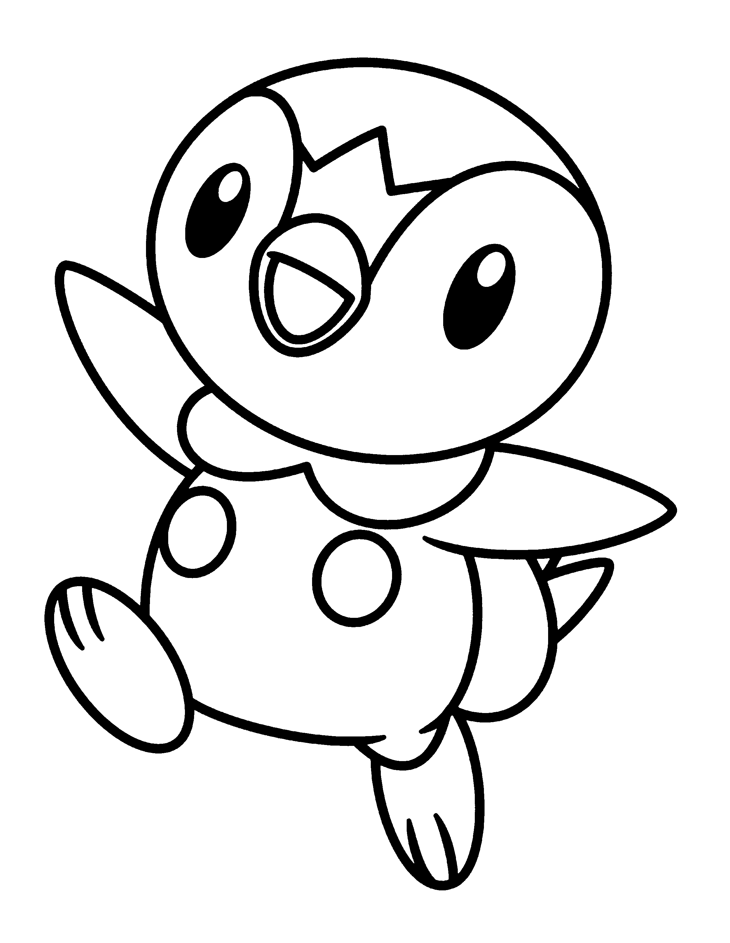 Coloriage Tiplouf Pokemon à Imprimer