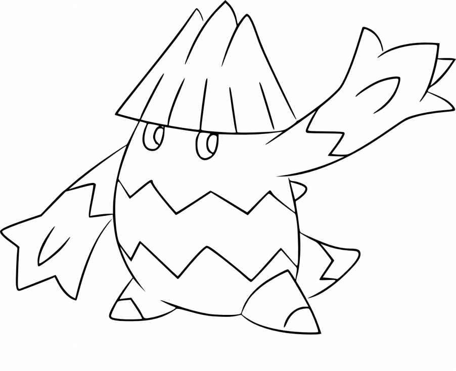 Coloriage Blizzi Pokemon