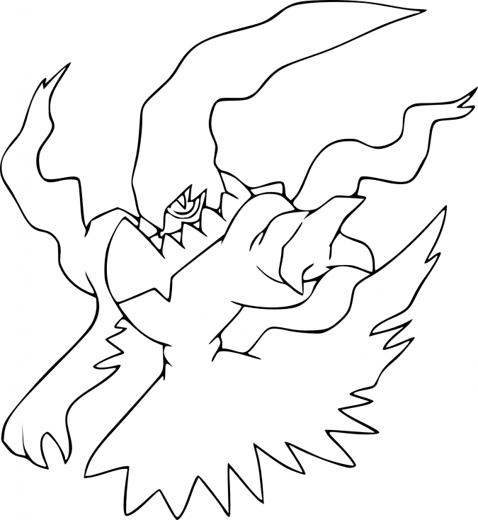 Coloriage Darkrai Pokemon